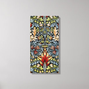 William Morris Snakeshead Floral Pattern Canvas Afdruk