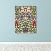 William Morris Snakeshead Floral Pattern Canvas Afdruk (Insitu (Houten vloer))