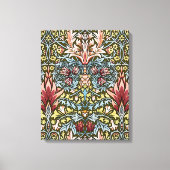 William Morris Snakeshead Floral Pattern Canvas Afdruk (Voorkant)
