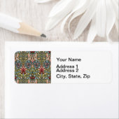 William Morris Snakeshead Floral Pattern Etiket (Insitu)