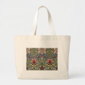 William Morris Snakeshead Floral Pattern Grote Tote Bag (Voorkant)