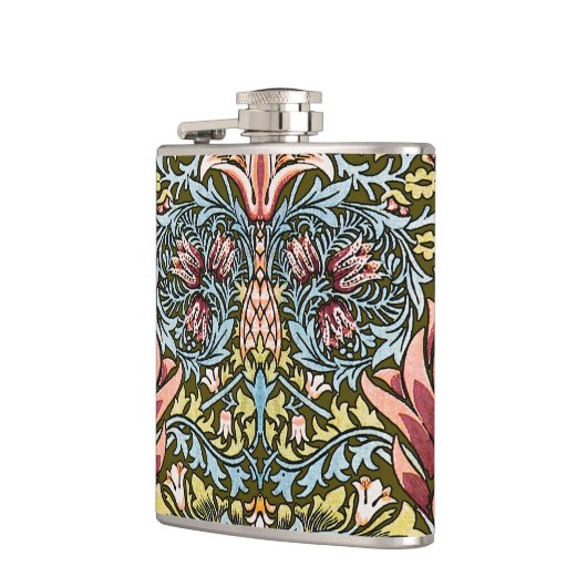 William Morris Snakeshead Floral Pattern Heupfles (Links)