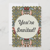 William Morris Snakeshead Floral Pattern Kaart (Voorkant)