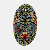 William Morris Snakeshead Floral Pattern Keramisch Ornament (Rechts)