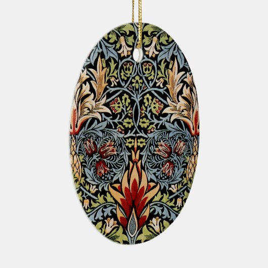 William Morris Snakeshead Floral Pattern Keramisch Ornament (Rechts)