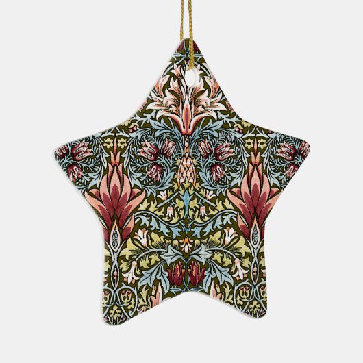 William Morris Snakeshead Floral Pattern Keramisch Ornament (Rechts)