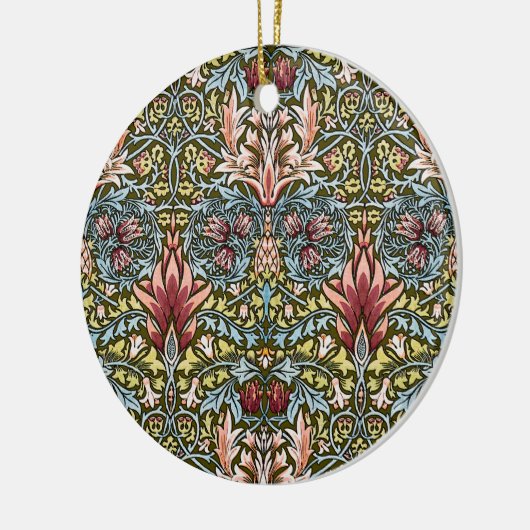 William Morris Snakeshead Floral Pattern Keramisch Ornament (Links)