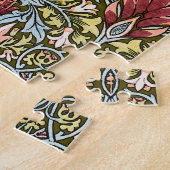 William Morris Snakeshead Floral Pattern Legpuzzel (Zijkant)