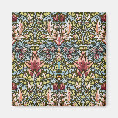 William Morris Snakeshead Floral Pattern Magneet (Voorkant)