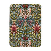 William Morris Snakeshead Floral Pattern Magneet (Verticaal)