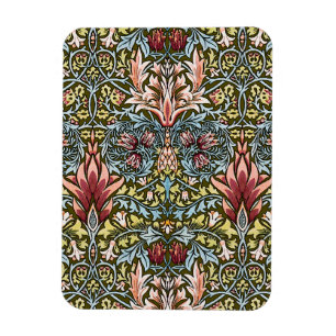 William Morris Snakeshead Floral Pattern Magneet
