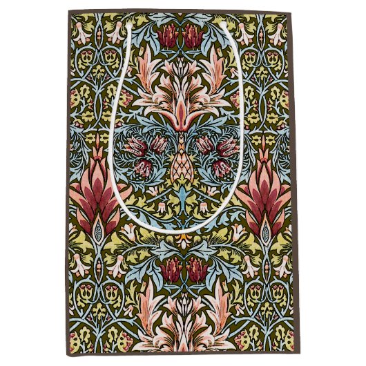 William Morris Snakeshead Floral Pattern Medium Cadeauzakje (Voorkant)