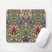 William Morris Snakeshead Floral Pattern Muismat (Met muis)