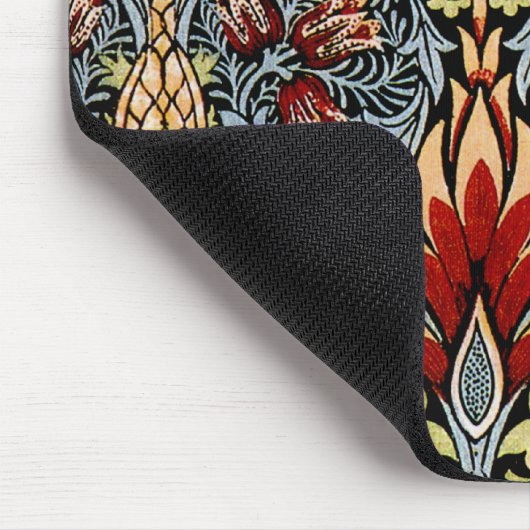 William Morris Snakeshead Floral Pattern Muismat (Hoek)