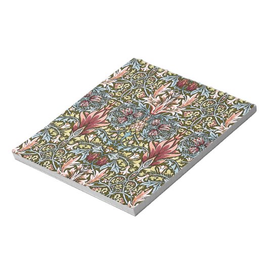 William Morris Snakeshead Floral Pattern Notitieblok (Linkerzijde)