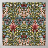 William Morris Snakeshead Floral Pattern Poster (Voorkant)