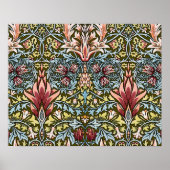 William Morris Snakeshead Floral Pattern Poster (Voorkant)
