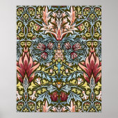 William Morris Snakeshead Floral Pattern Poster (Voorkant)