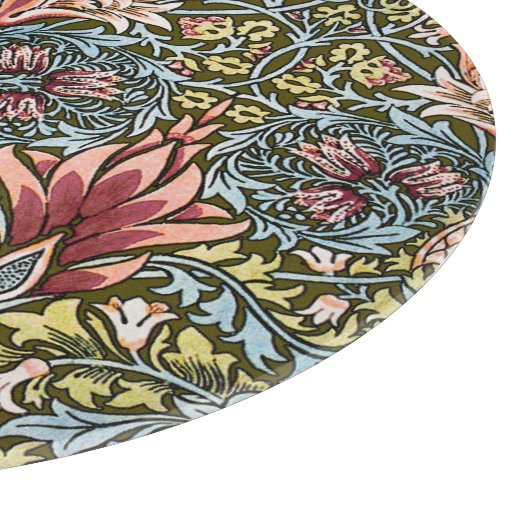 William Morris Snakeshead Floral Pattern Snijplank (Hoek)