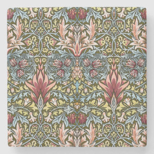 William Morris Snakeshead Floral Pattern Stenen Onderzetter