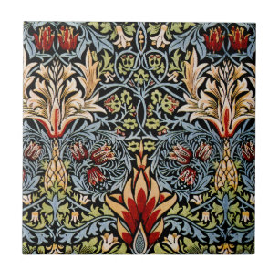 William Morris Snakeshead Floral Pattern Tegeltje