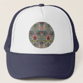 William Morris Snakeshead Floral Pattern Trucker Pet (Voorkant)