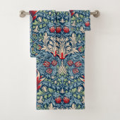 William Morris Snakeshead Fritillary Floral Design Bad Handdoek (Insitu)