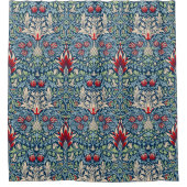 William Morris Snakeshead Fritillary Floral Design Douchegordijn (Voorkant)