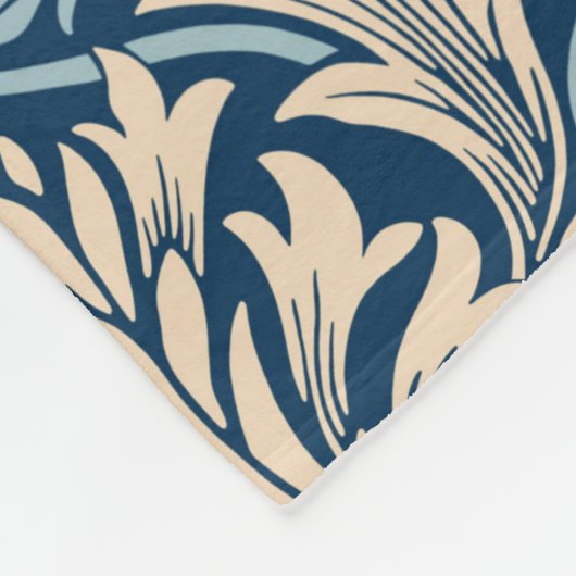 William Morris Snakeshead Fritillary Floral Design Fleece Deken (Hoek)