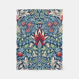 William Morris Snakeshead Fritillary Floral Design Fleece Deken