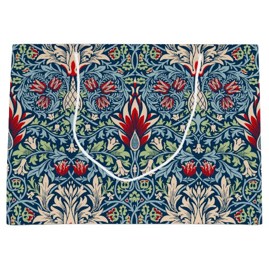 William Morris Snakeshead Fritillary Floral Design Groot Cadeauzakje (Voorkant)