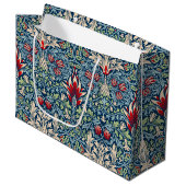 William Morris Snakeshead Fritillary Floral Design Groot Cadeauzakje (Voorkant Gekanteld)