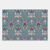 William Morris Snakeshead Fritillary Floral Design Inpakpapier Vel (Voorkant 3)