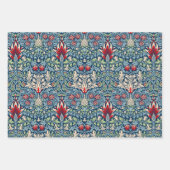 William Morris Snakeshead Fritillary Floral Design Inpakpapier Vel (Voorkant 2)