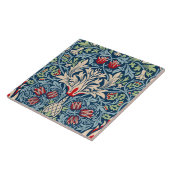 William Morris Snakeshead Fritillary Floral Design Tegeltje (Zijkant)