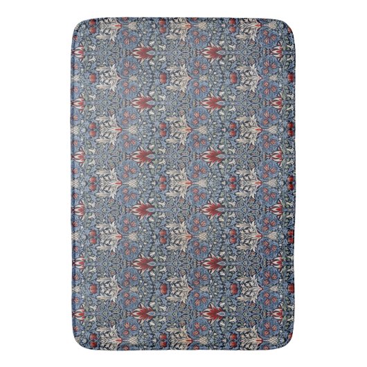  William Morris Snakeshead Fritillary Red Badmat (Voorkant Verticaal)