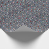  William Morris Snakeshead Fritillary Red Cadeaupapier (Hoek)