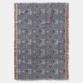  William Morris Snakeshead Fritillary Red Deken (Voorkant Verticaal)