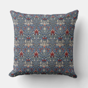  William Morris Snakeshead Fritillary Red Kussen