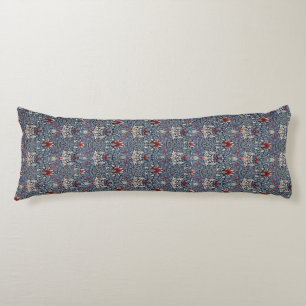  William Morris Snakeshead Fritillary Red Lichaamskussen