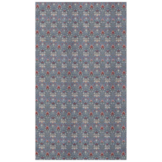  William Morris Snakeshead Fritillary Red Tafelkleed (Voorkant)