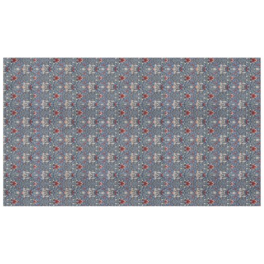  William Morris Snakeshead Fritillary Red Tafelkleed (Voorkant (Horizontaal))