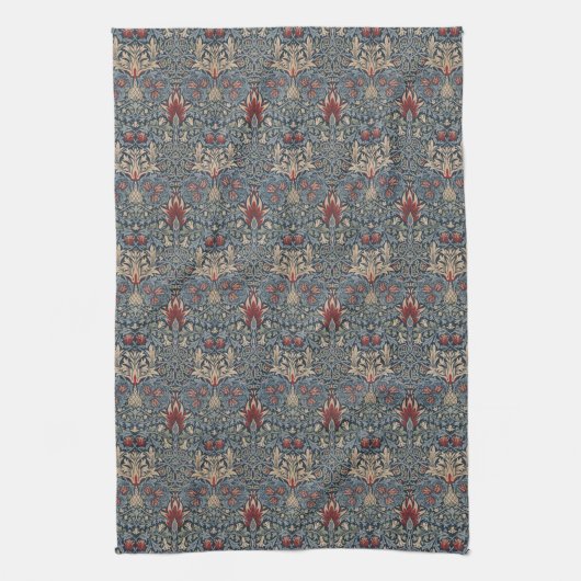 William Morris: Snakeshead-keukenhanddoek Theedoek (Verticaal)
