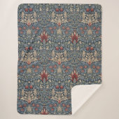 William Morris: Snakeshead Sherpa Blanket Deken (Voorkant)