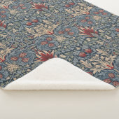 William Morris: Snakeshead Sherpa Blanket Sherpa Deken (3/4)