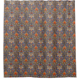 William Morris Snakeshead Shower Curtain Douchegordijn