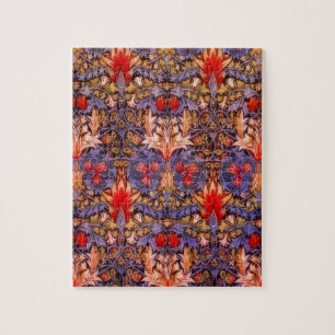 William Morris Snakeshead Vintage Floral Legpuzzel