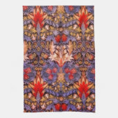 William Morris Snakeshead Vintage Floral Theedoek (Verticaal)