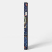 William Morris Specht Tapijt Blauwe Ontwerp iPhone Hoesje (Linkerkant)