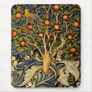 William Morris Specht Tapijt Vogels Bloem Muismat